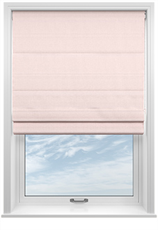 Windermere, Rose - Twist&Fit Roman Blind